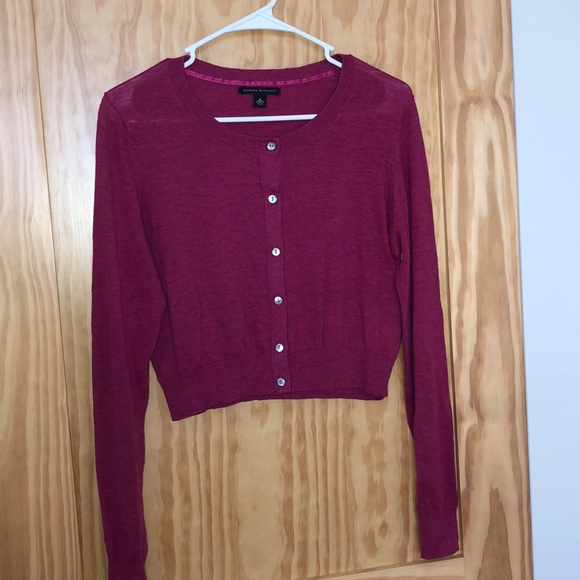 banana republic cropped cardigan